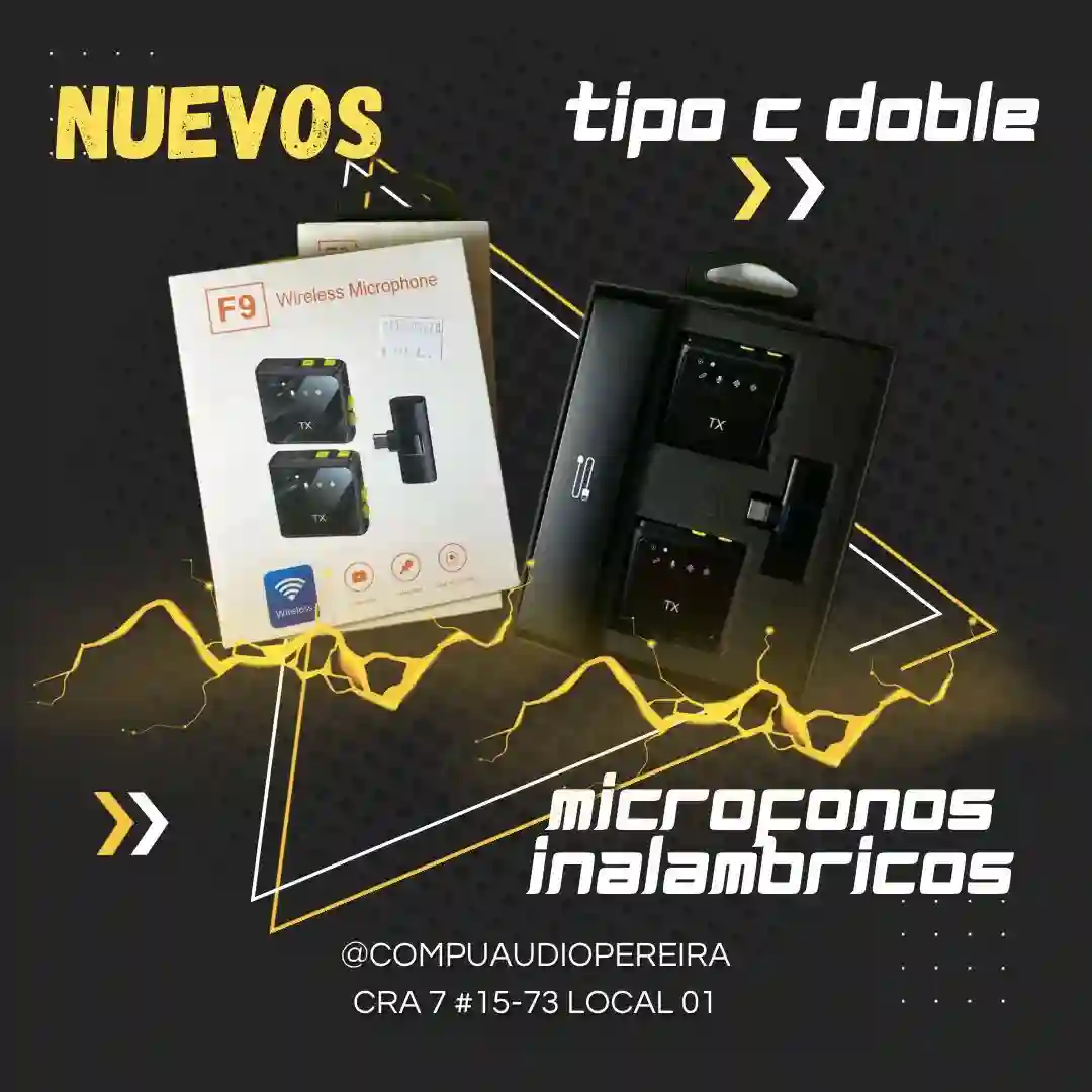 Micrófonos Inalámbricos Tipo C Doble